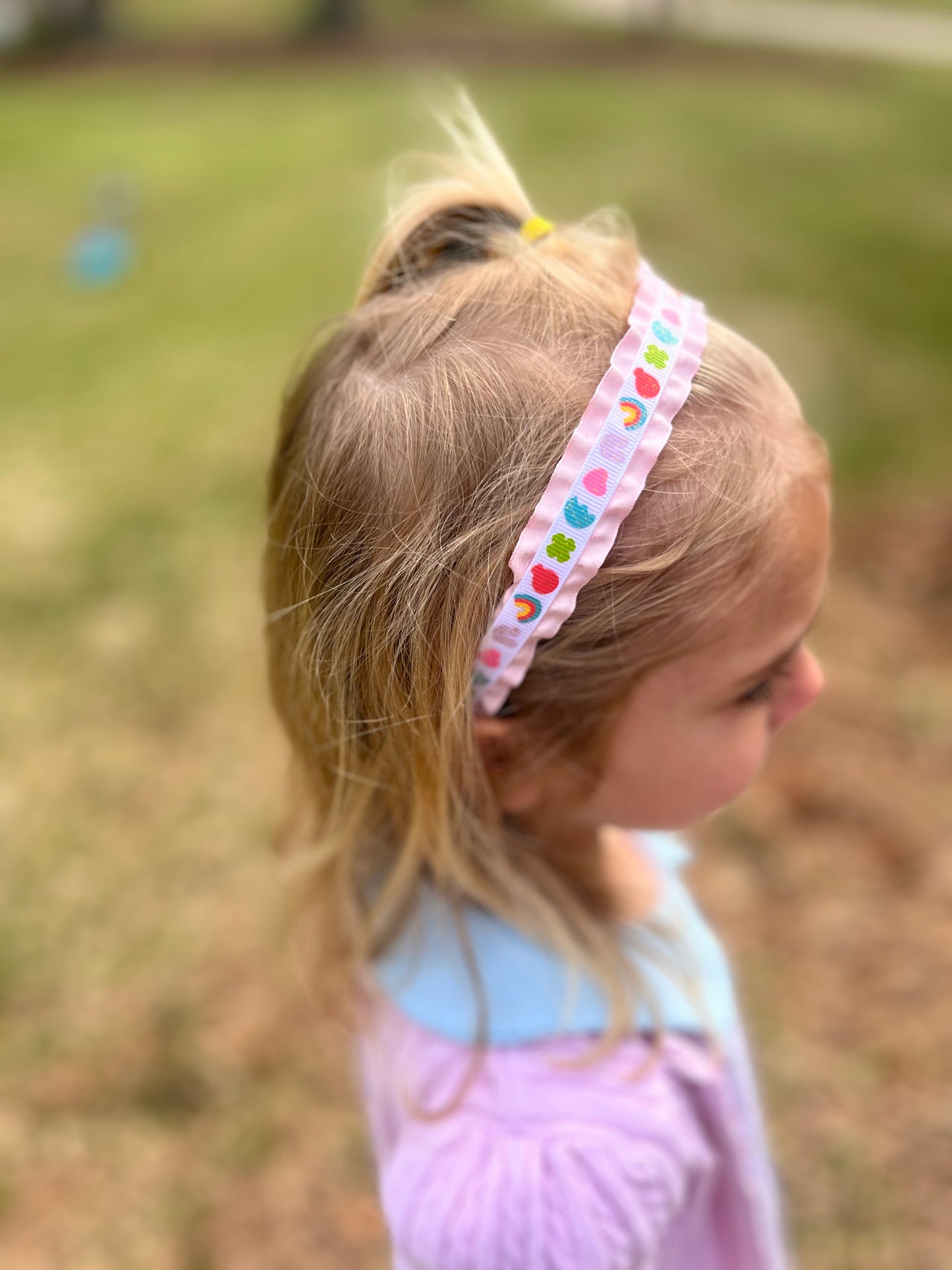 Lucky Charms Double Ruffle Headband