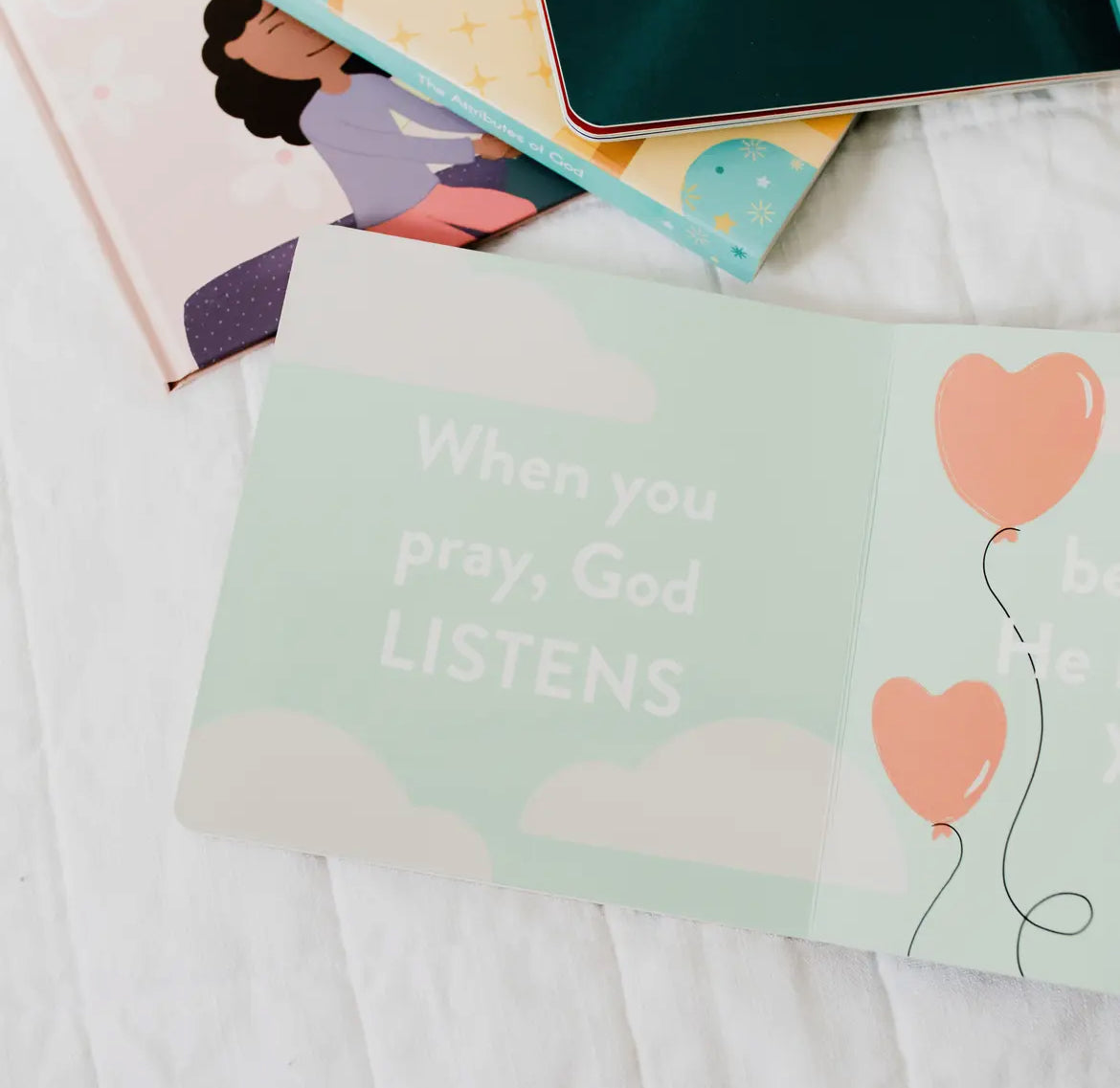 God Listens When I Pray Board Book