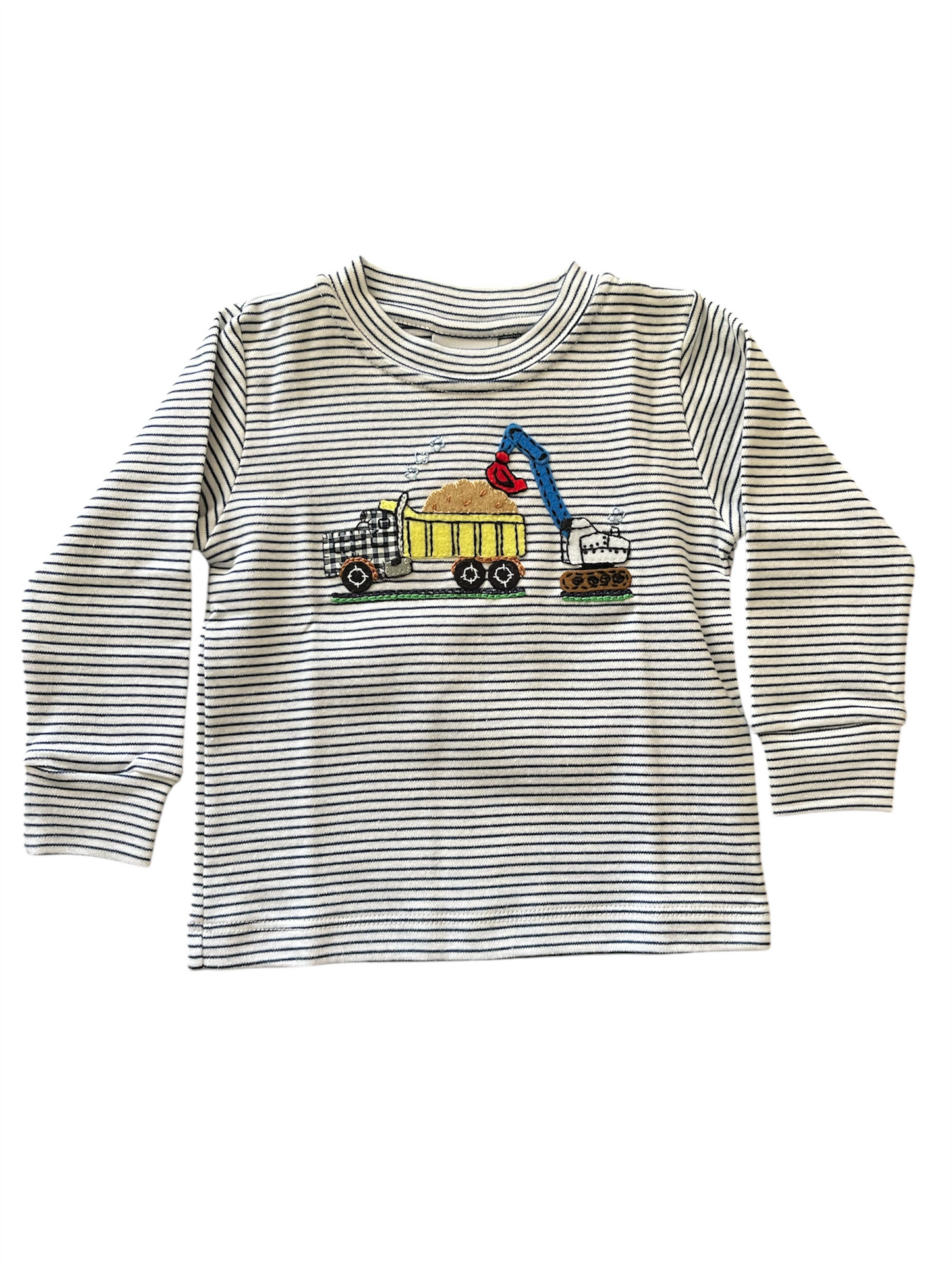 Dump Truck with Loader Crew Neck Shirt