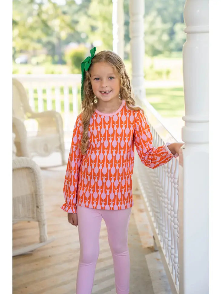 Mary Reese Giraffe Argyle Legging Set