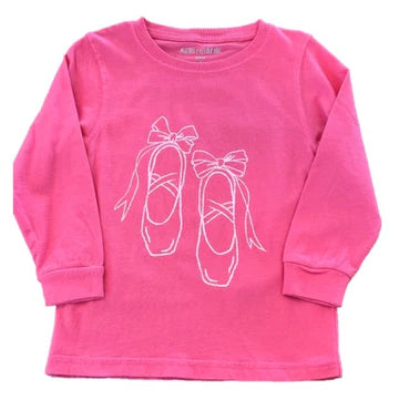 LS Pink Ballet Slippers T-Shirts