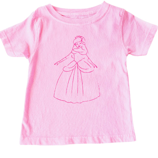 Short Sleeve Light Pink Princess T-Shirt