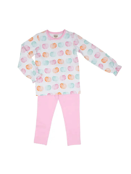 Mary Reese Pastel Pumpkin Legging Set