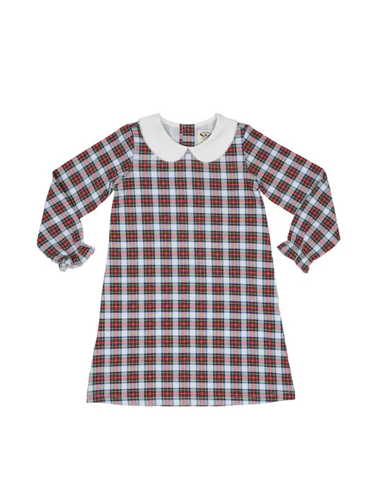 Presely Kait Christmas Plaid Dress