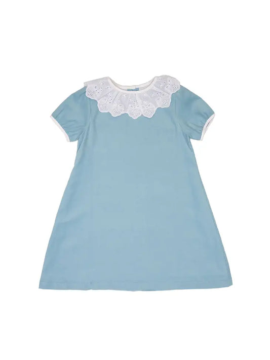 Elizabeth Medium Blue Bow Dress